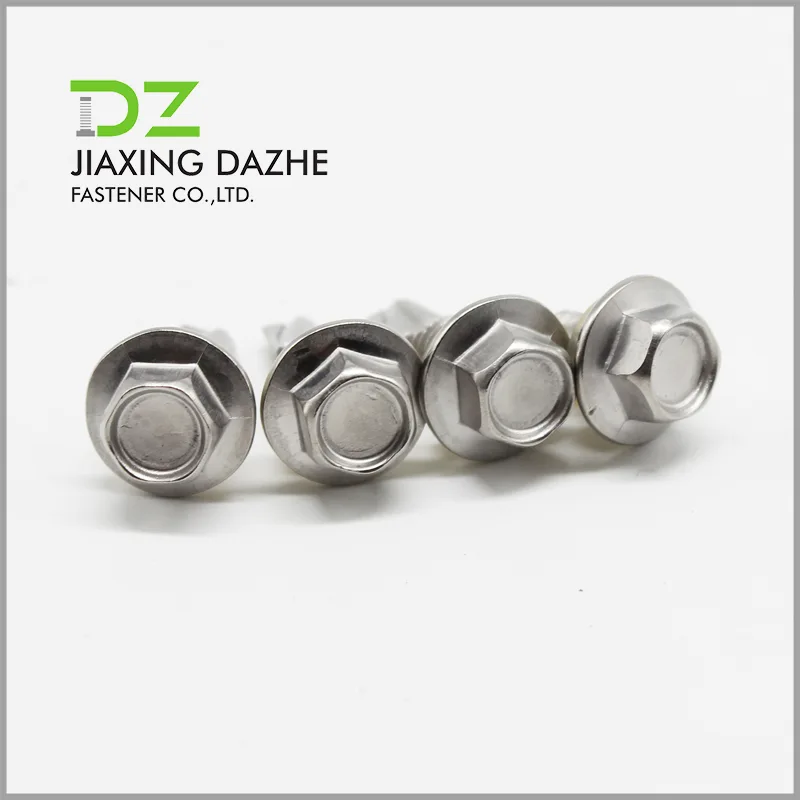 Hex Head Self Drilling Screw With Plastic Washer